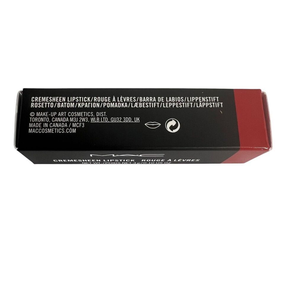 MAC Cremesheen Lipstick 232 Dozen Carnations Full Size New in box - Picture 4 of 8